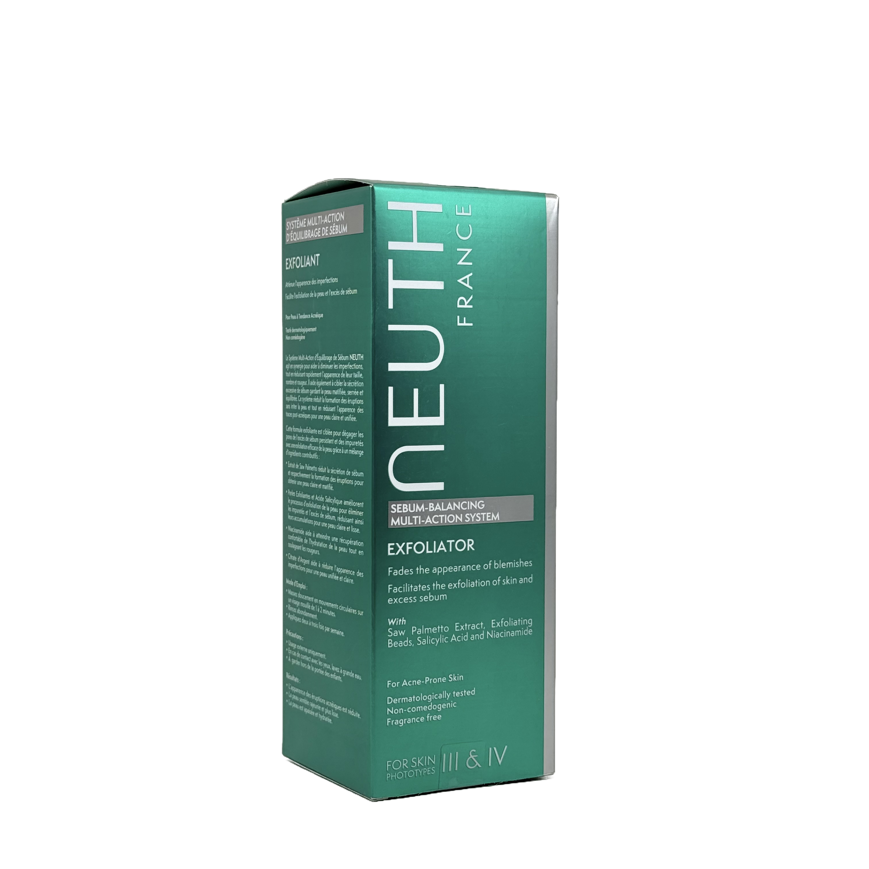 Neuth Sebum Balancing Multi Action System Exfoliator - نيوث مقشر موازن لإفراز الدهون متعدد المفعول
