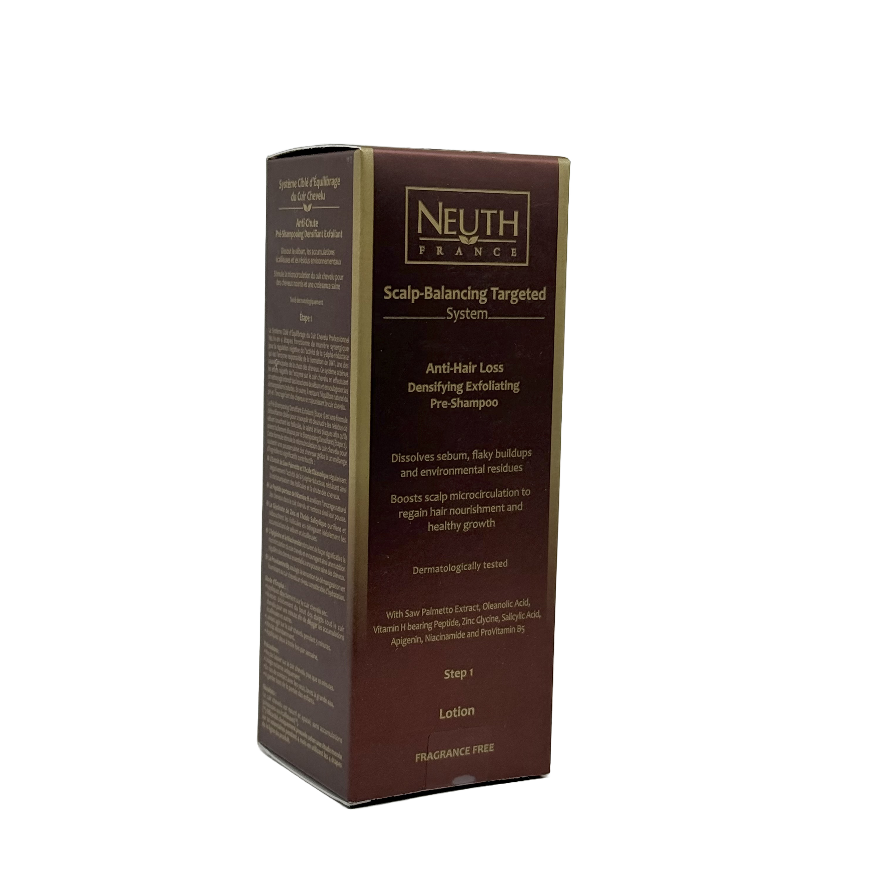 Neuth Anti-Hair Loss Densifying Exfoliating Pre-Shampoo Scalp Balancing Targeted System Step 1 55 ml - نيوث مقشر مكثف لفروة الرأس قبل الشامبو موازن ضد تساقط الشعر الخطوة الأولى 55 مل