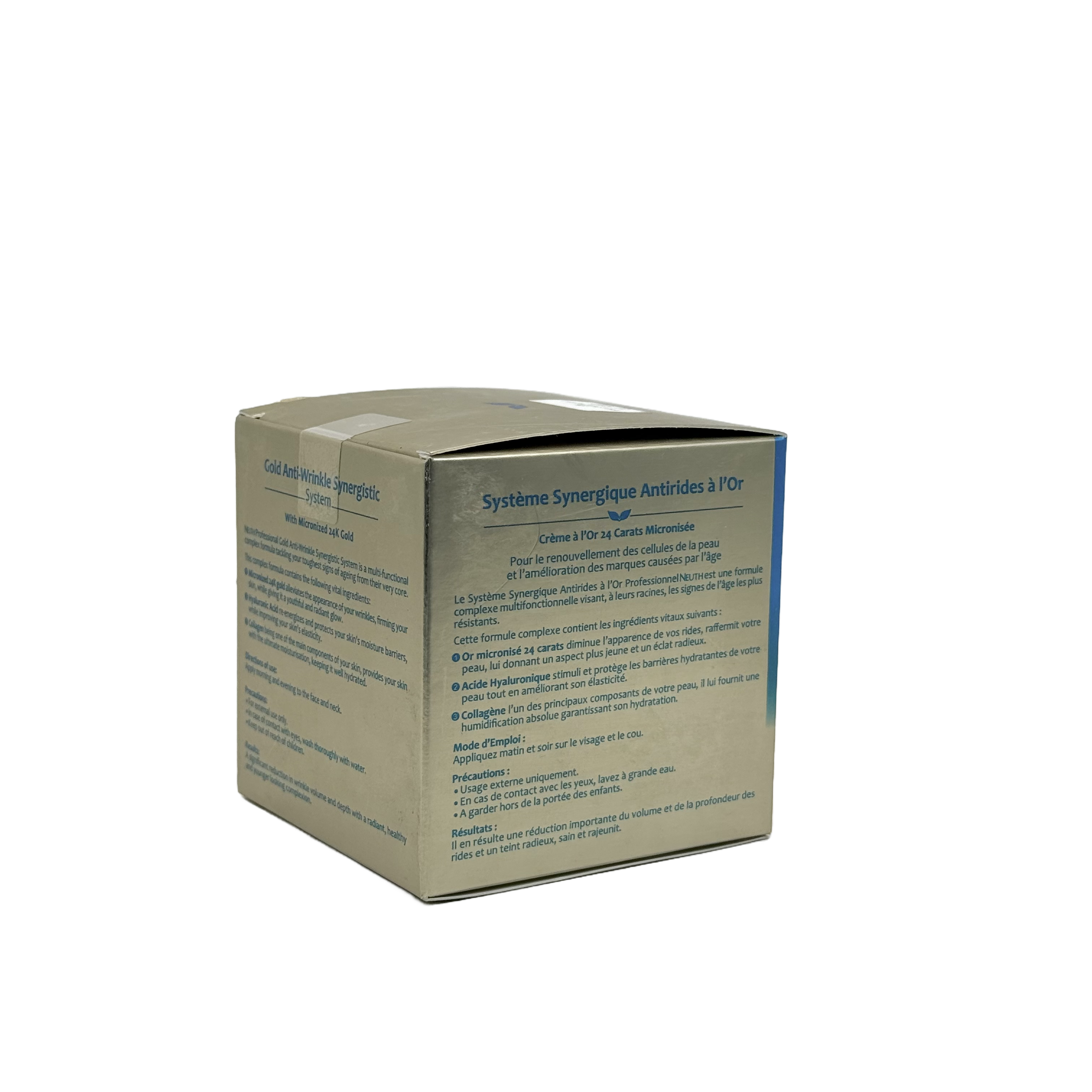 Neuth Gold Anti Wrinkle Synergistic System 50ml - نيوث كريم الذهب المضاد للتجاعيد 50 مل