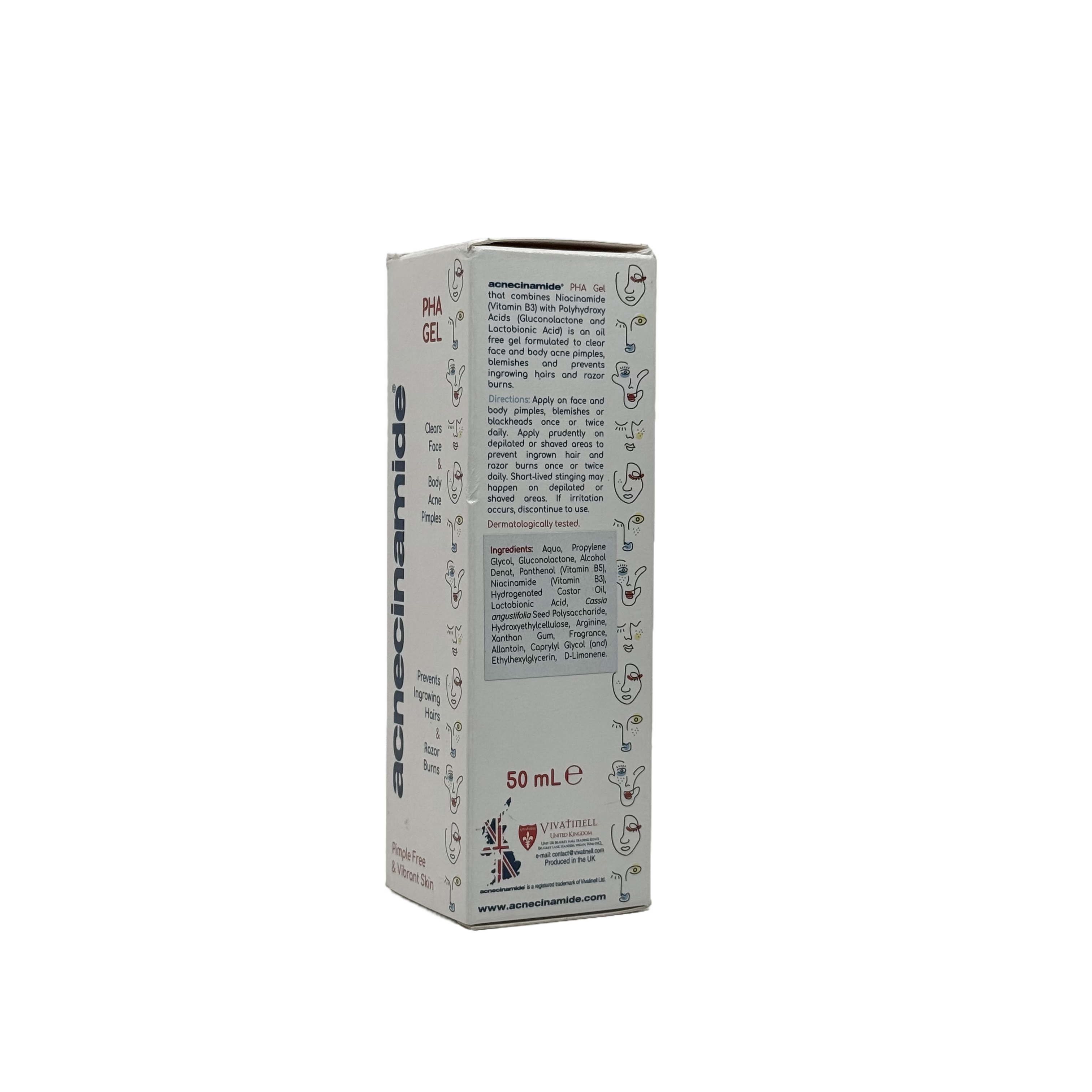 Acnecinamide PHA Gel 50ml - جل اكنيسيناميد بي اتش ايه 50 مل