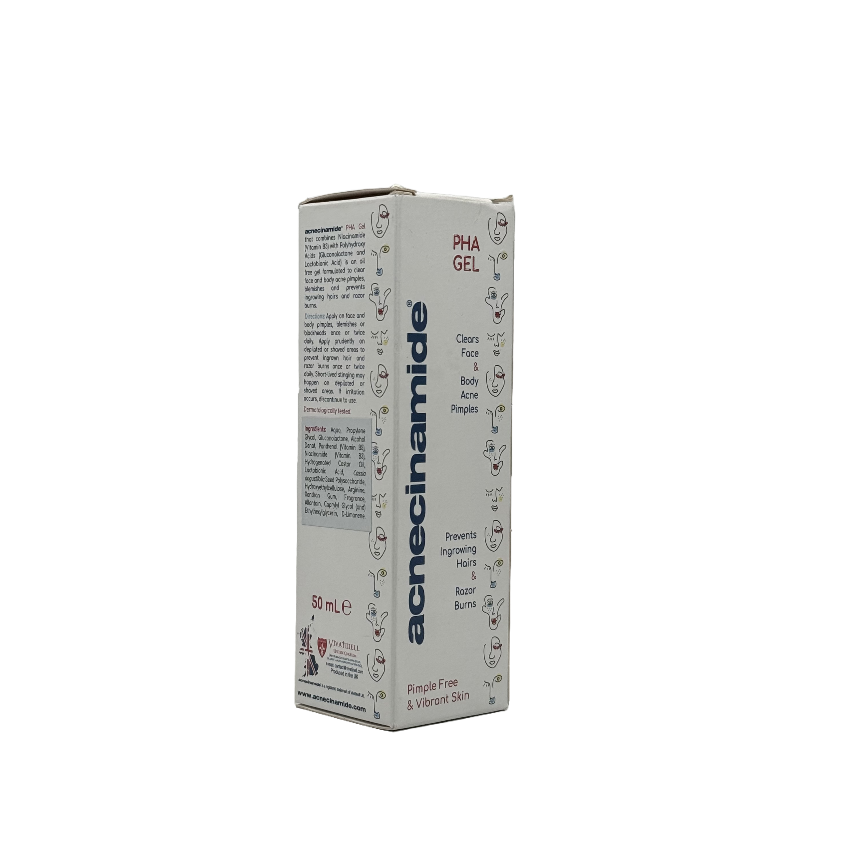 Acnecinamide PHA Gel 50ml - جل اكنيسيناميد بي اتش ايه 50 مل