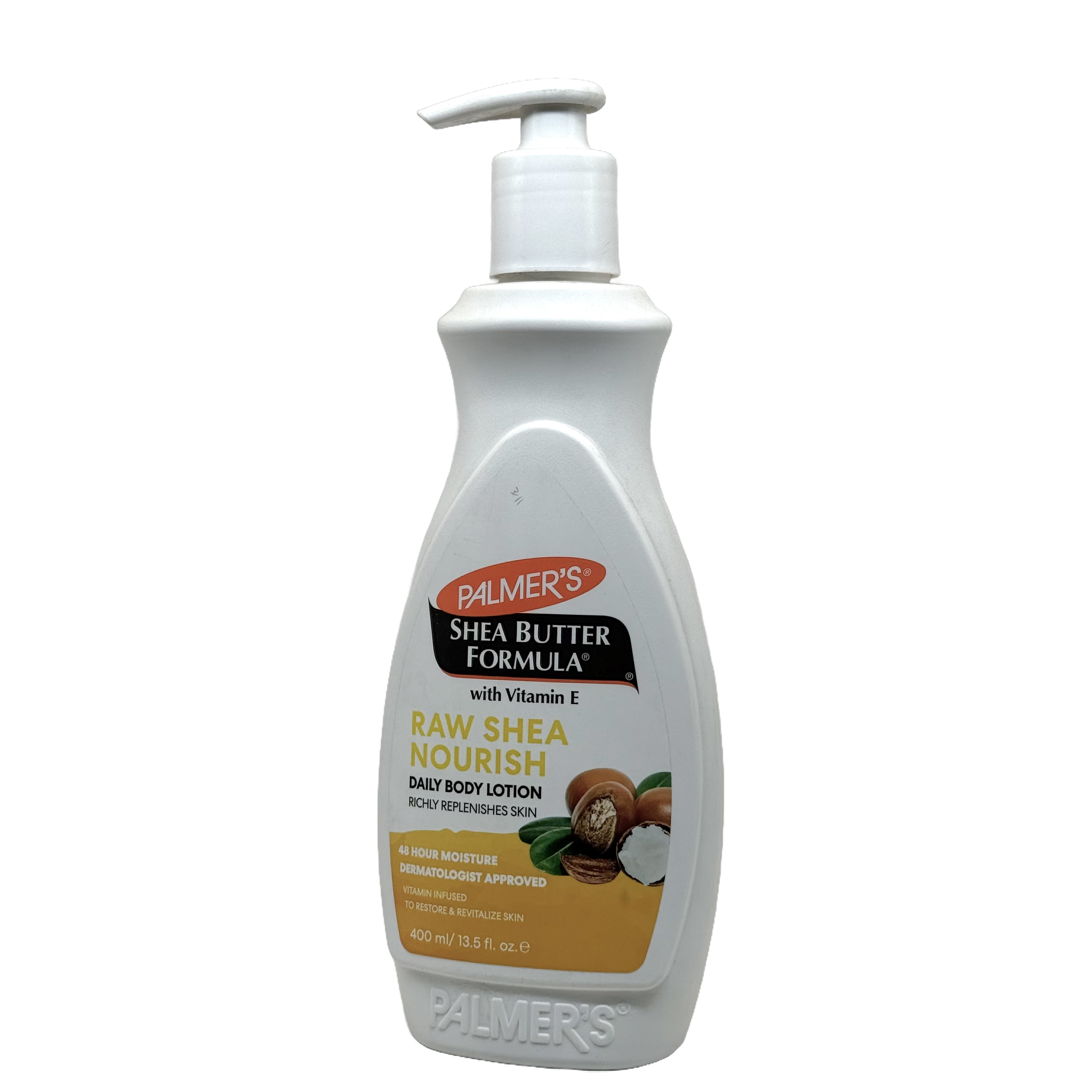Palmers Raw Shea Nourish Body Lotion 400ml - لوشن بالمرز بزبدة الشيا الخام المغذية للجسم 400 مل