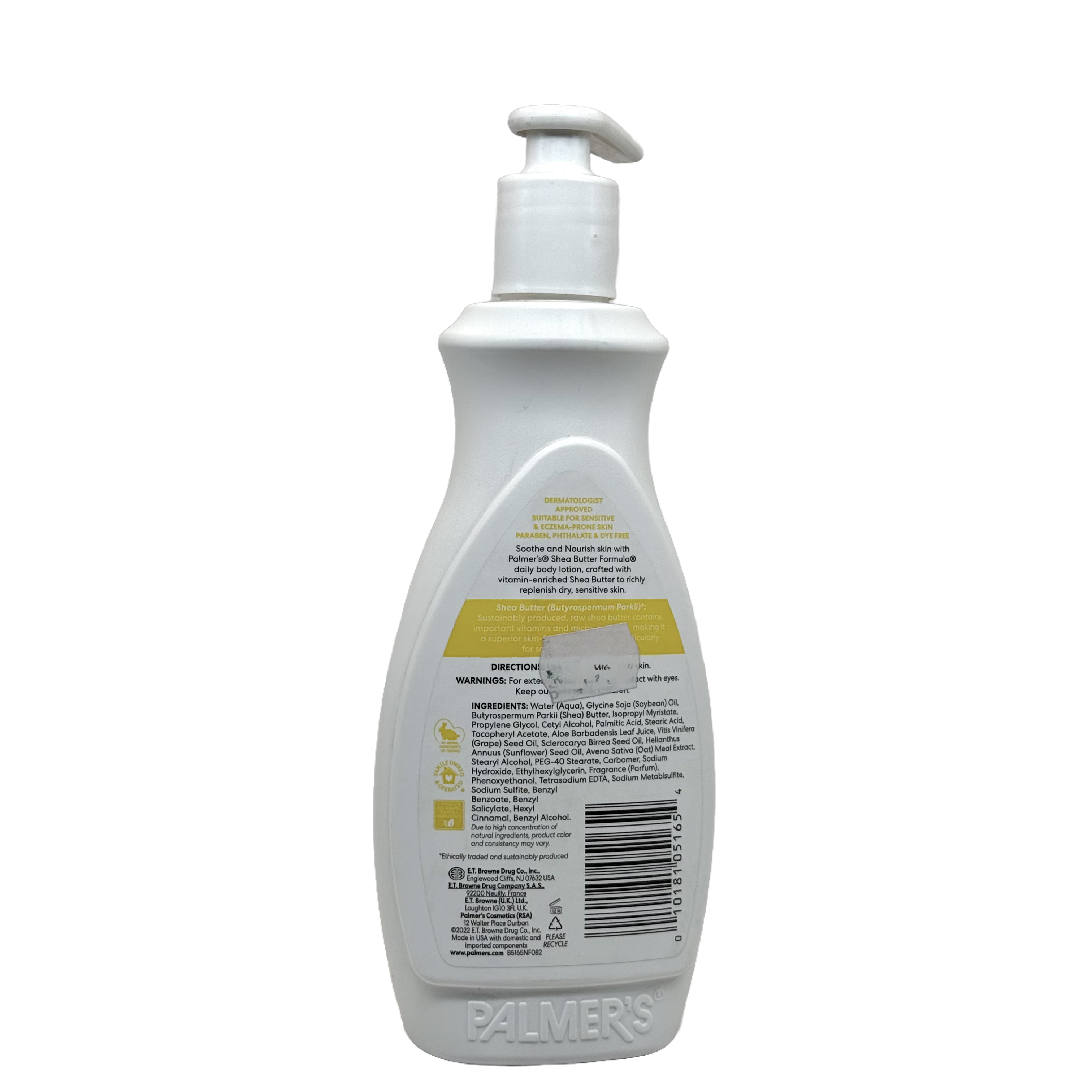 Palmers Raw Shea Nourish Body Lotion 400ml - لوشن بالمرز بزبدة الشيا الخام المغذية للجسم 400 مل