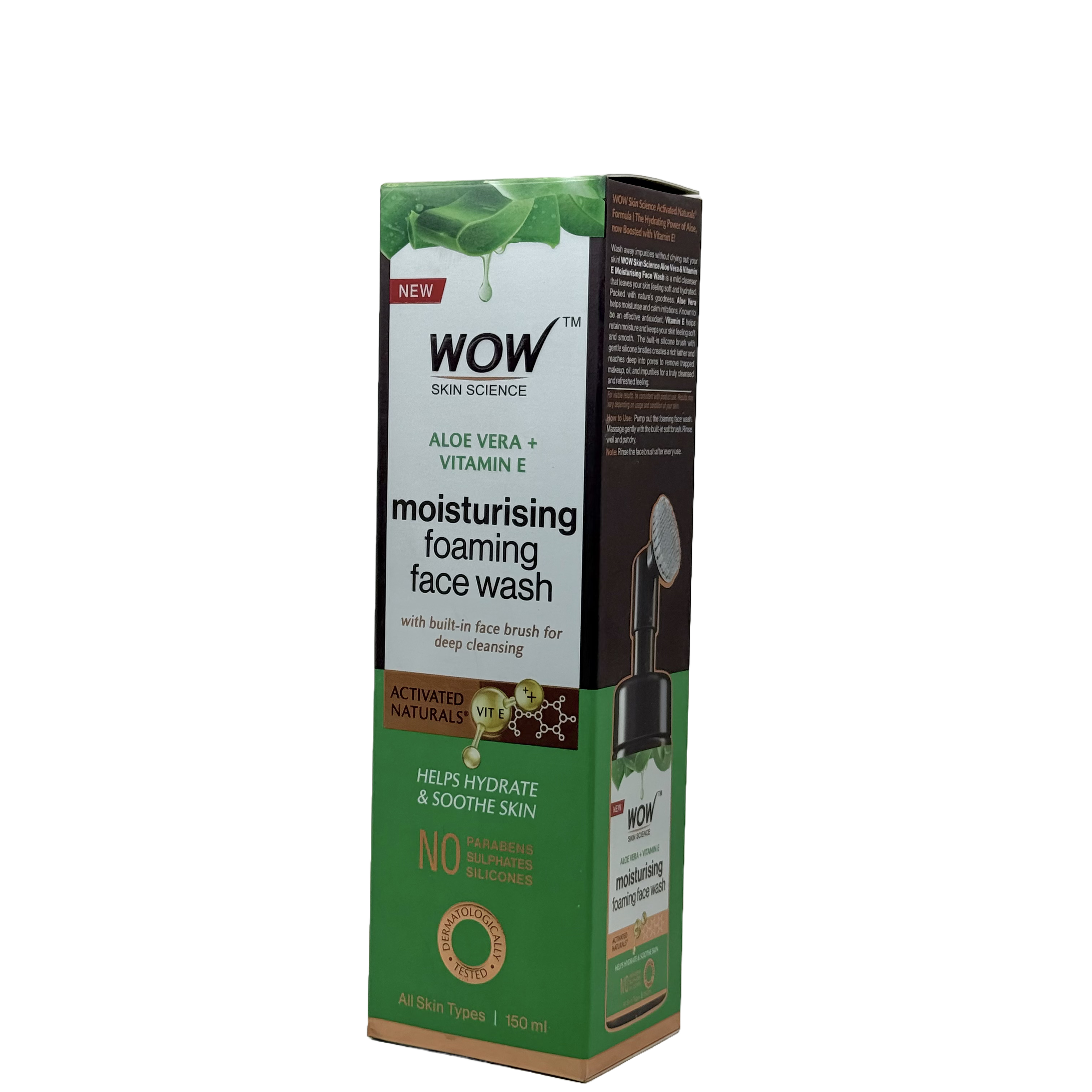 WOW Moisturising Foaming Face Wash 150ml - غسول واو المرطب الرغوي للوجه 150 مل