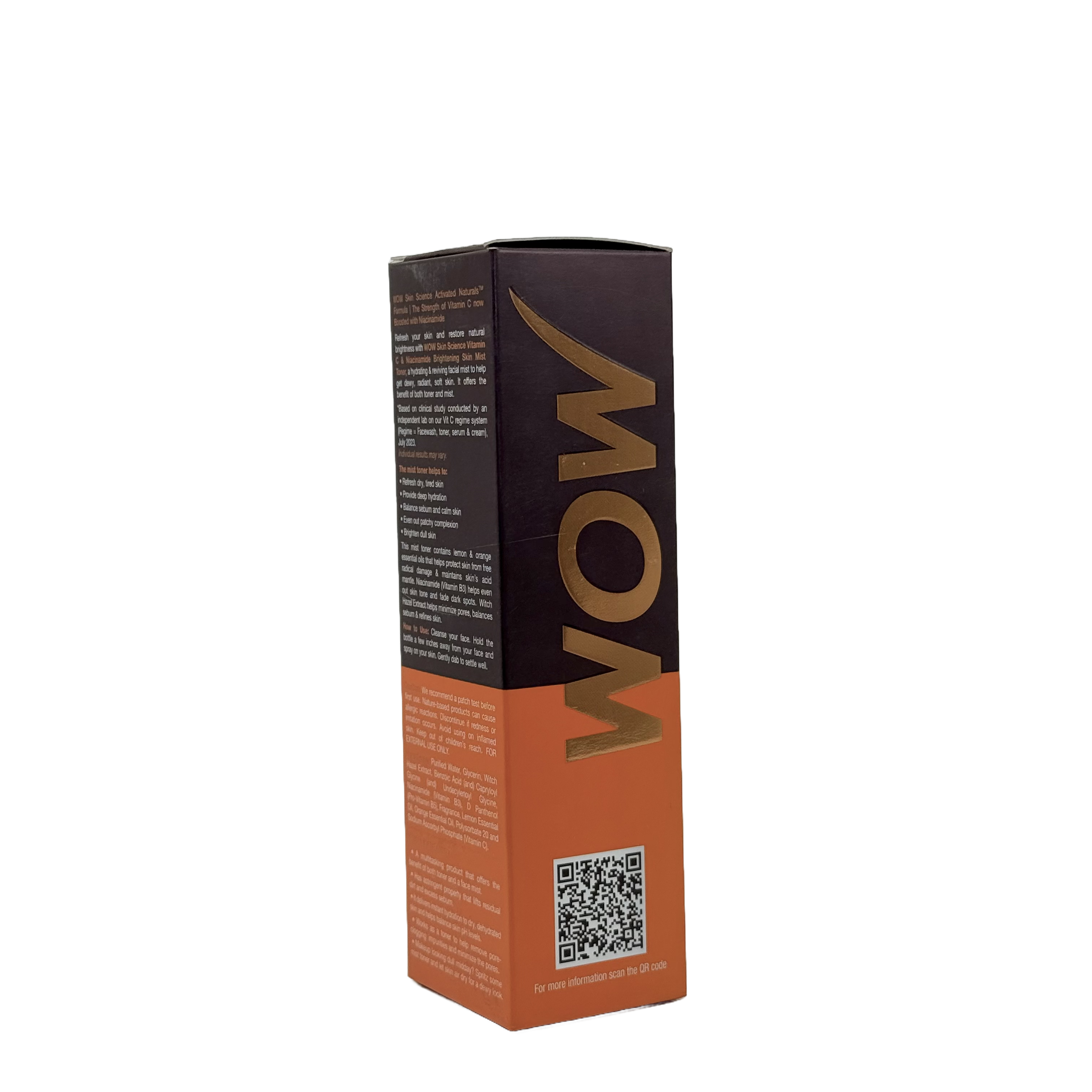 Wow Vitamin C & Niacinamide Brightening Skin Mist Toner 200 Ml - تونر رذاذ واو لتفتيح البشرة بفيتامين C والنياسيناميد 200 مل