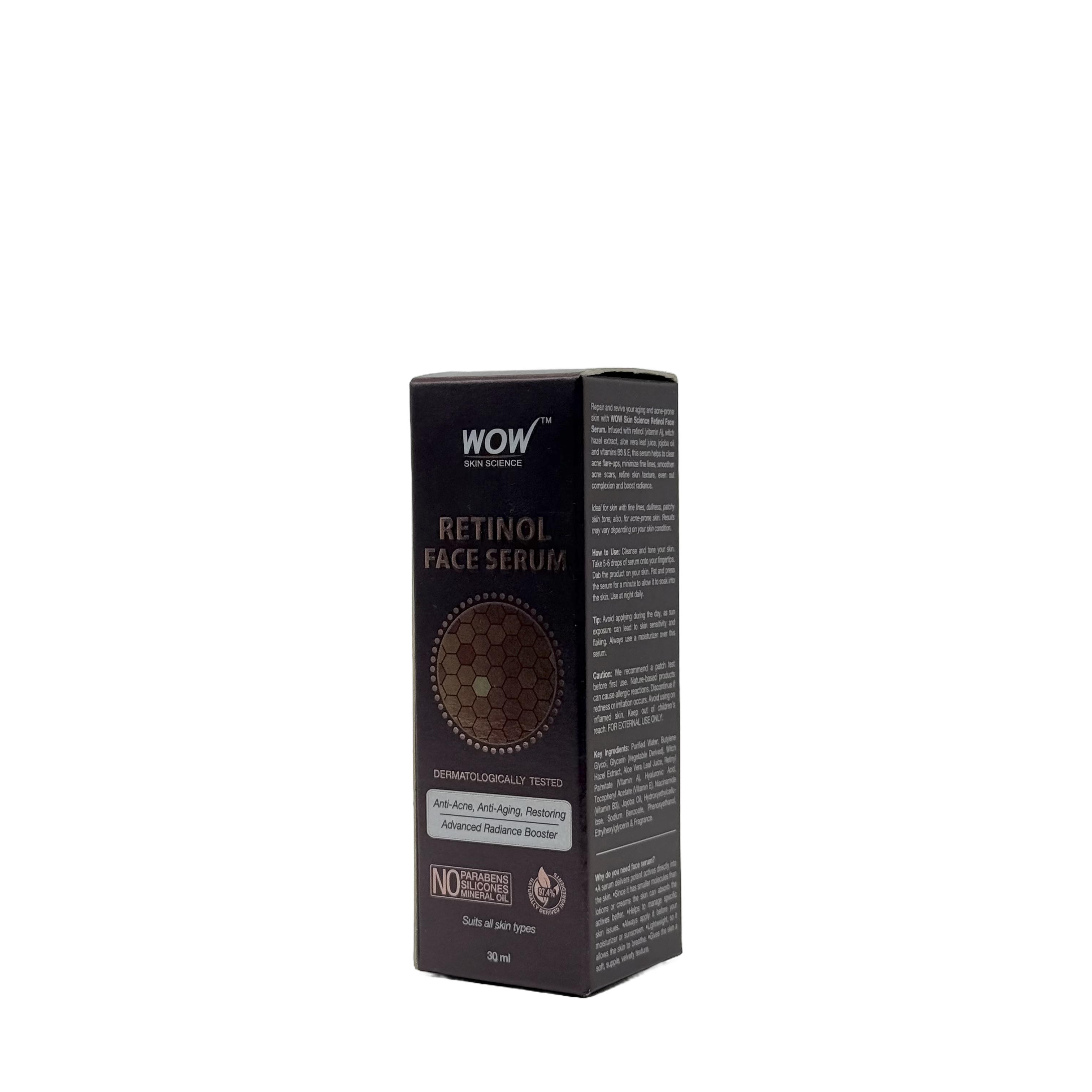 Wow Retinol Face Serum 30 Ml - سيروم واو للوجه بالريتينول 30 مل