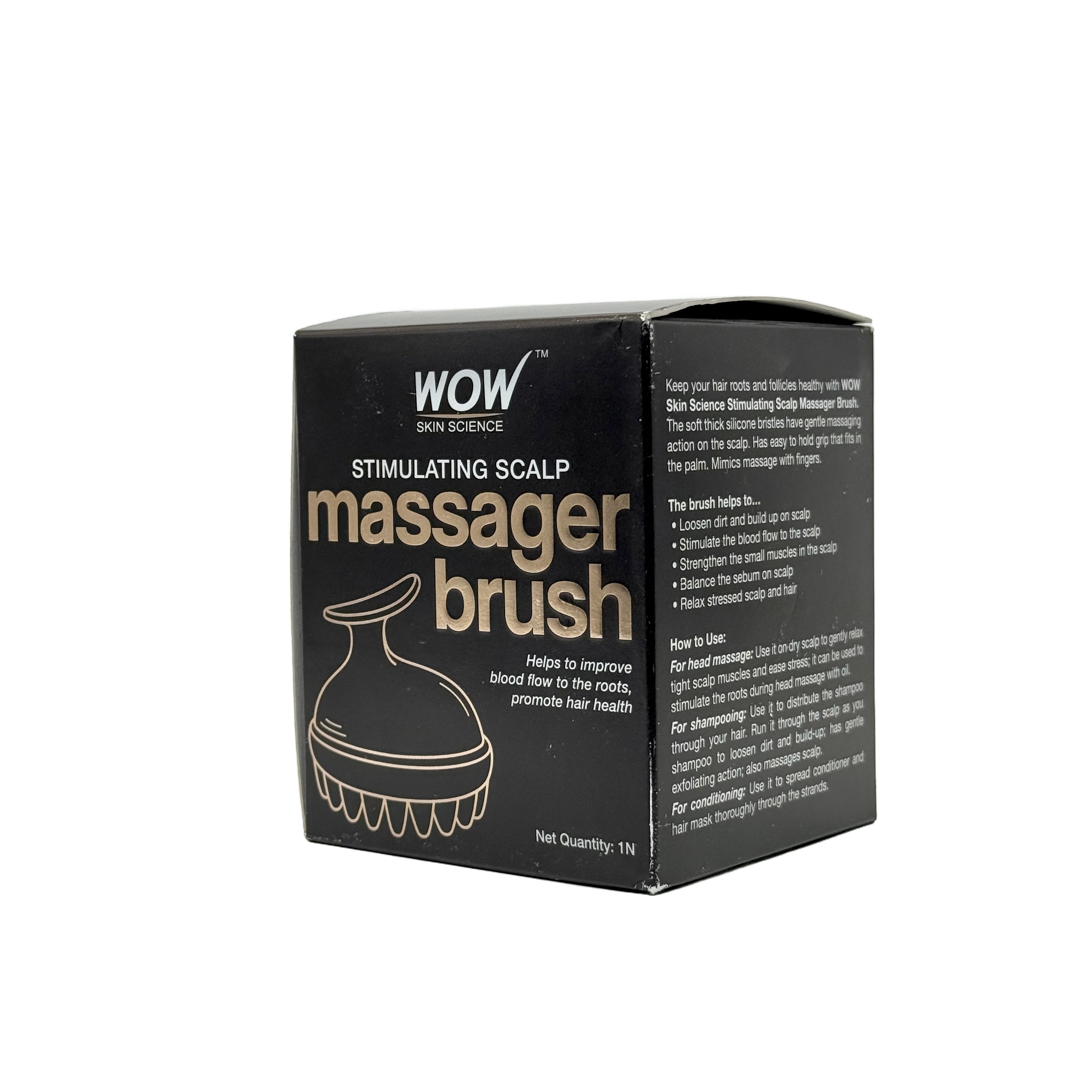 Wow Stimulating Scalp Massager Brush - فرشاة واو لتحفيز فروة الرأس