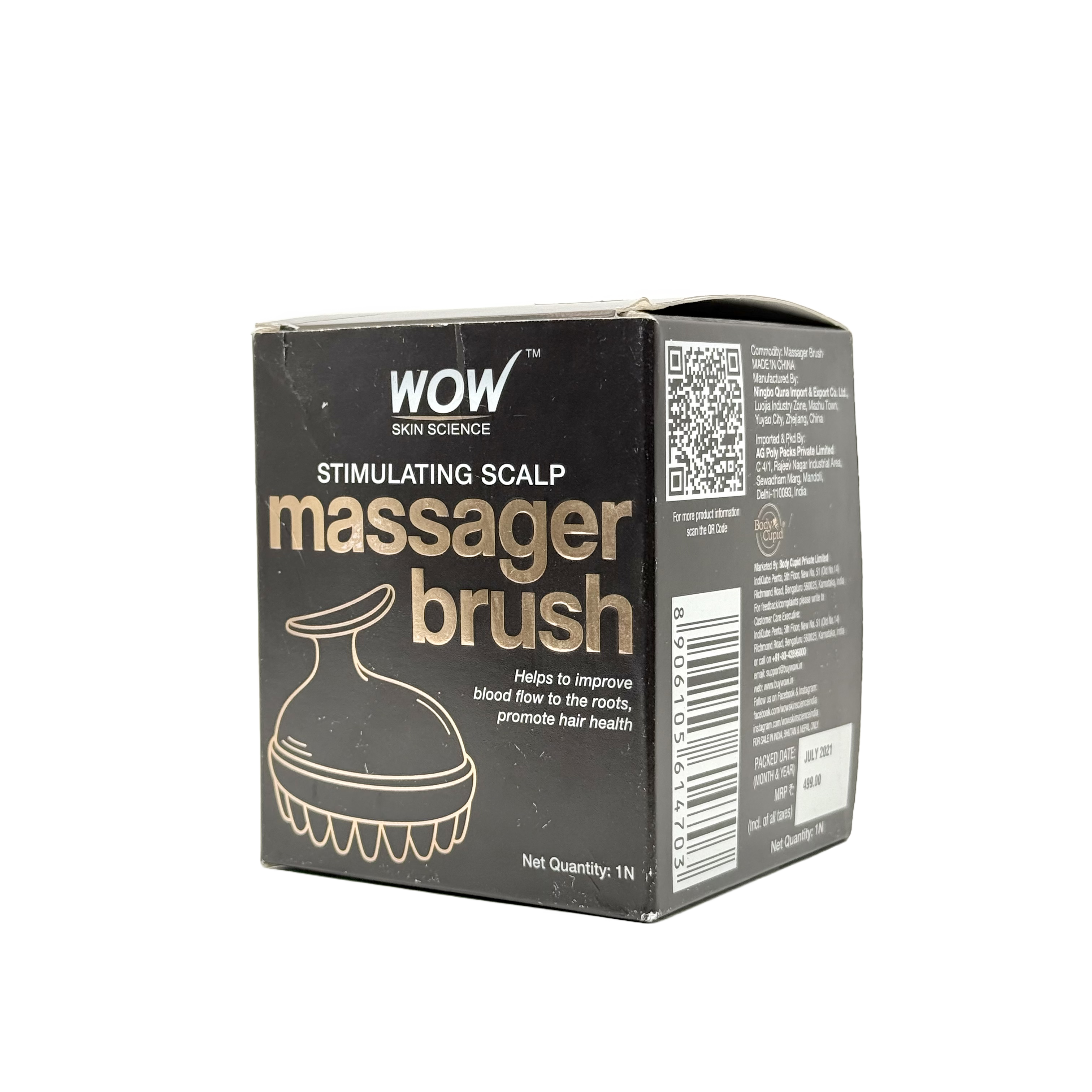 Wow Stimulating Scalp Massager Brush - فرشاة واو لتحفيز فروة الرأس