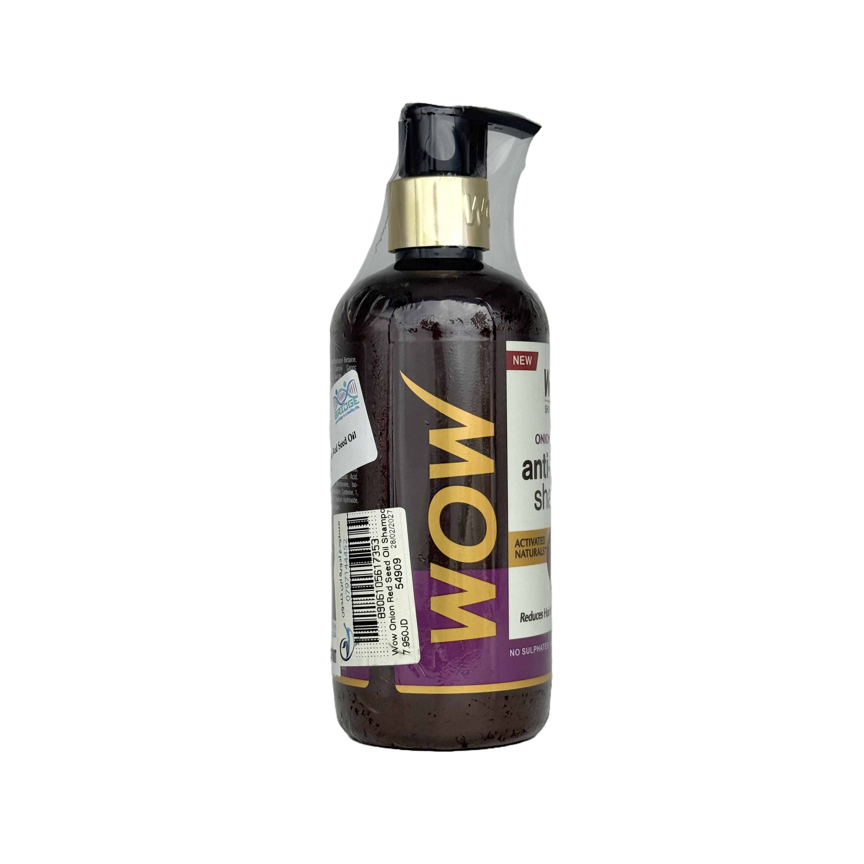 Wow Onion Anti Hairfall Shampoo With Collagen 300 ML - شامبو واو بالبصل والكولاجين المضاد لتساقط الشعر 300 مل