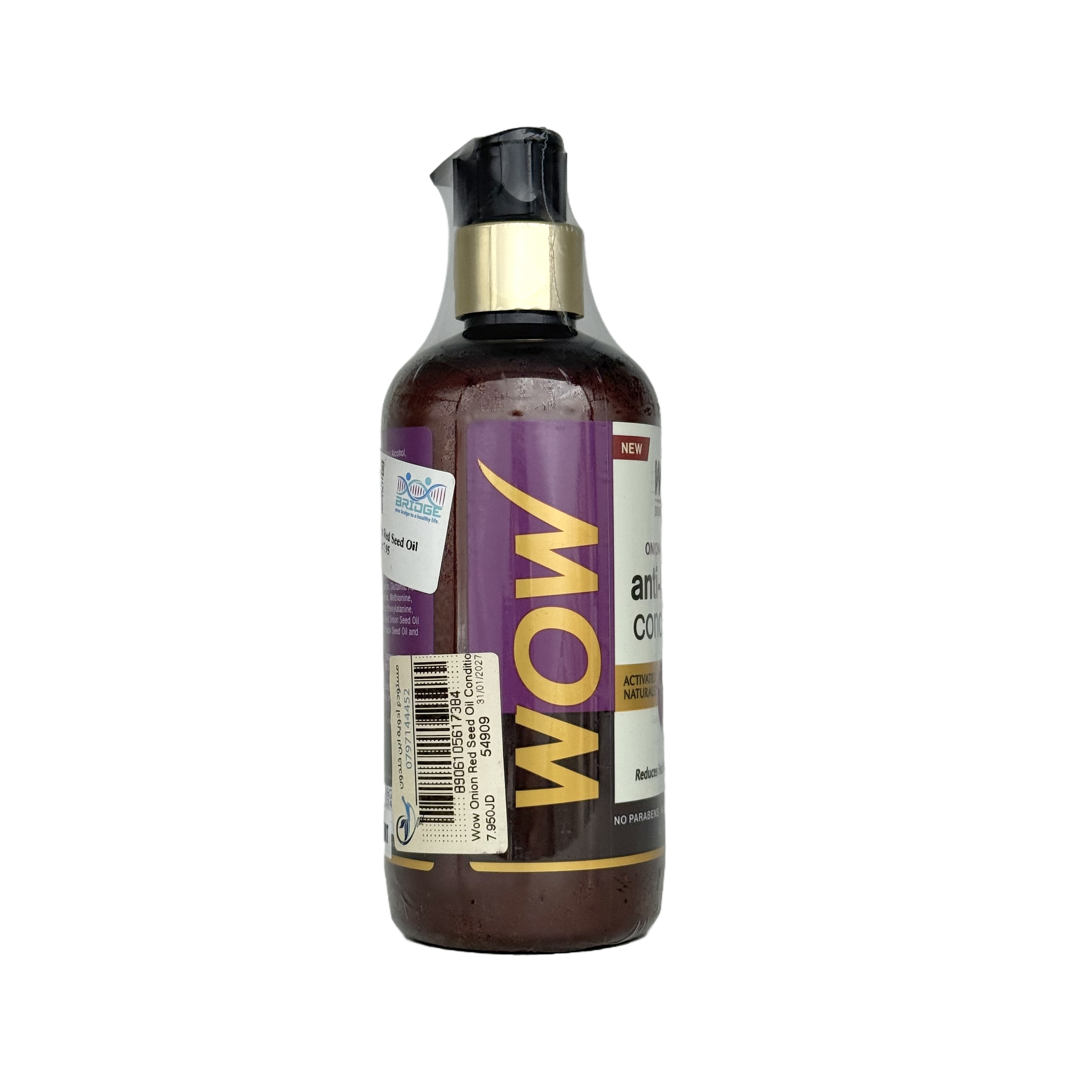 Wow Anti Hairfall Onion Conditioner For Stronger Hair 300 ML - بلسم واو بالبصل المضاد لتساقط الشعر لتقوية الشعر 300 مل