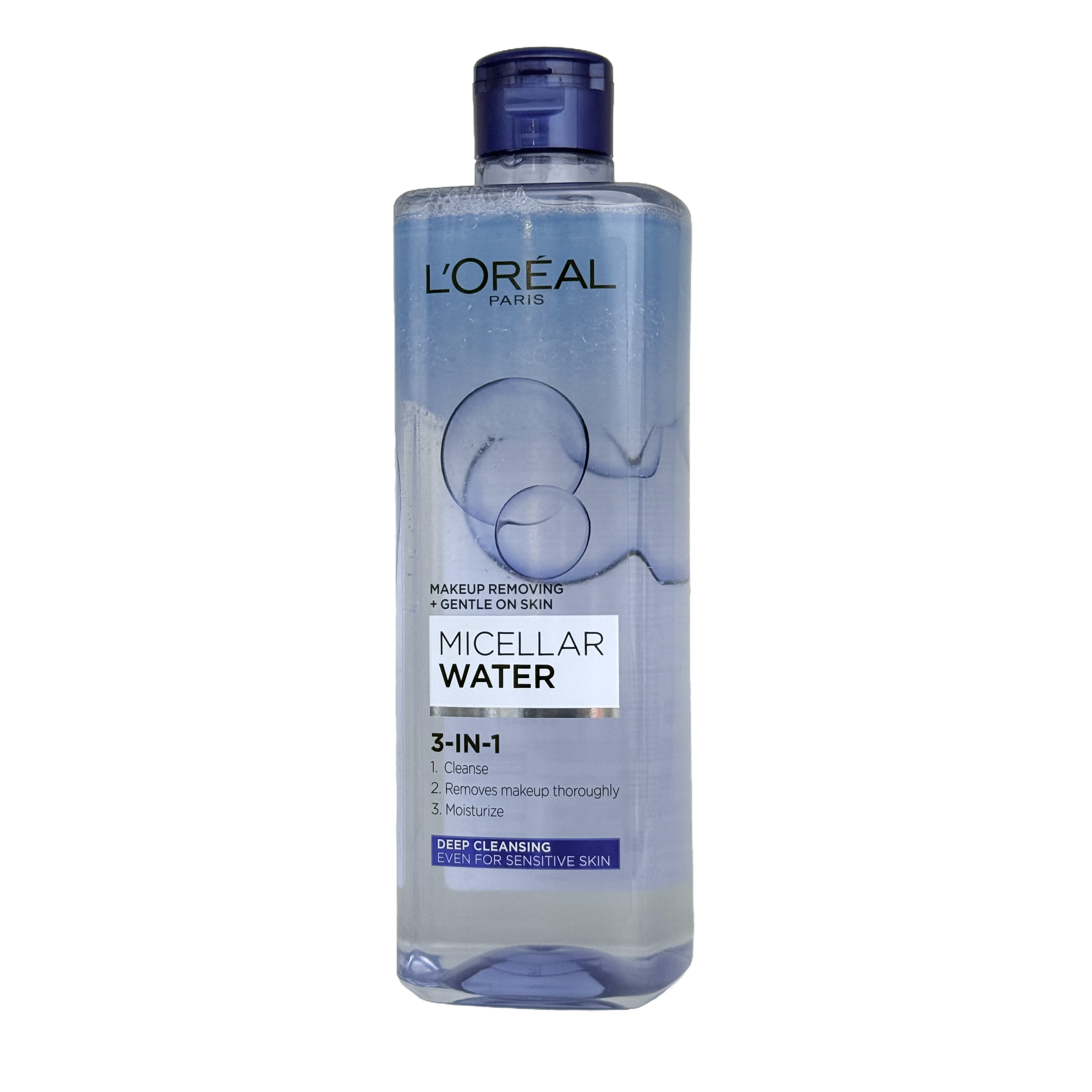 Loreal 3 In 1 Deep Cleansing Micellar Water 400ml - ماء ميسيلار لوريال 3 في 1 للتنظيف العميق 400 مل