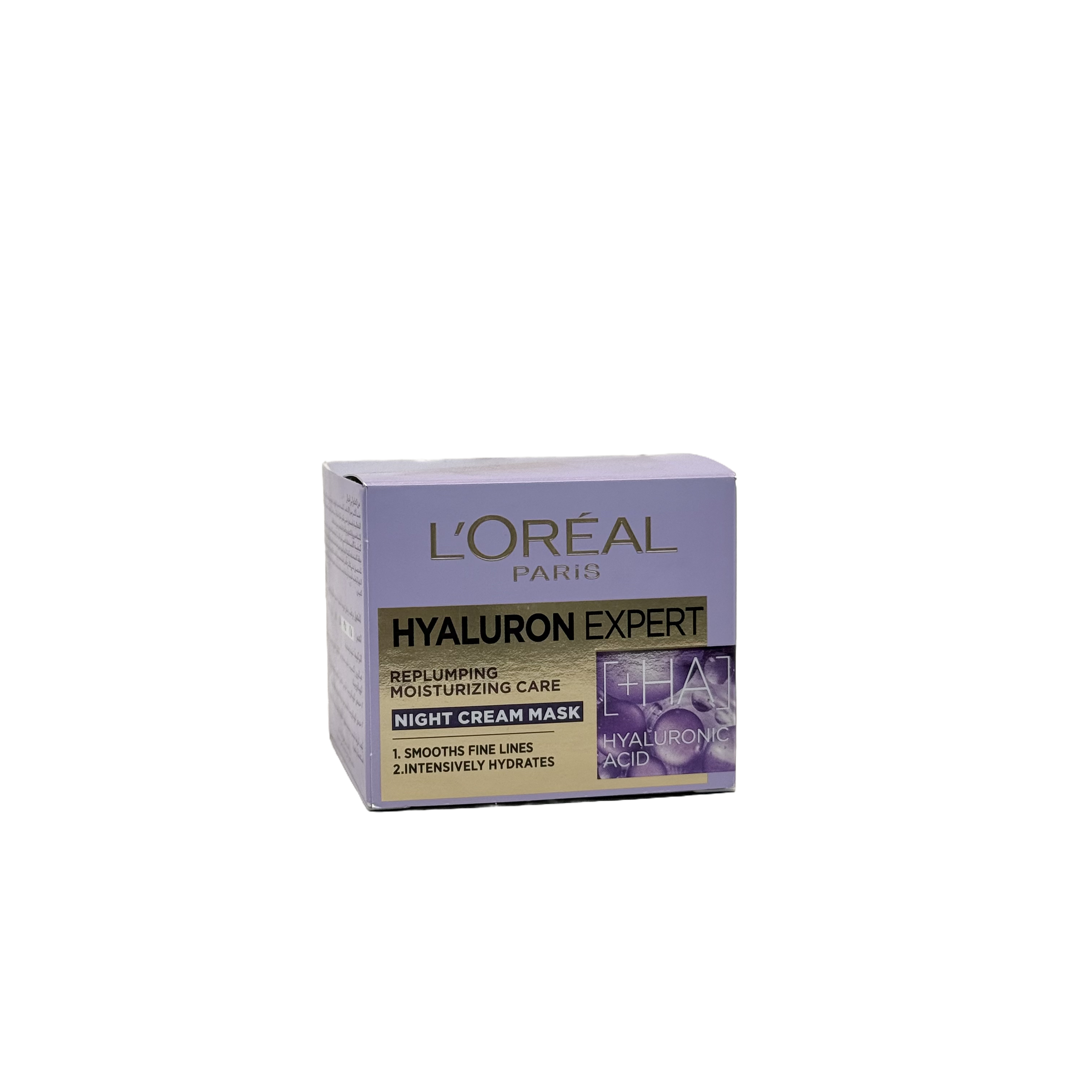 Loreal Hyaluron Expert Night Cream Mask 50 ml - كريم لوريال هيالورون إكسبرت الليلي الماسك 50 مل