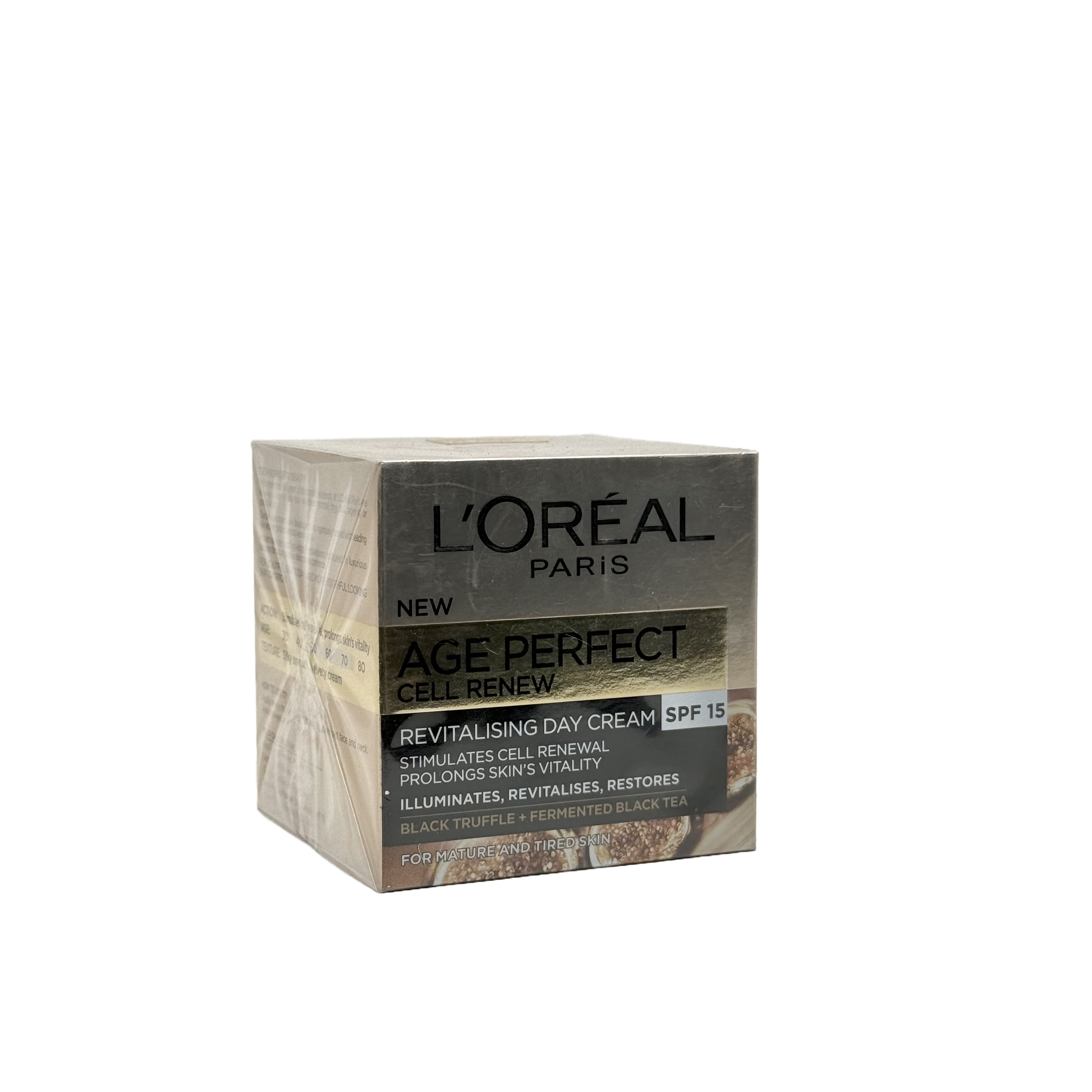 Loreal Paris Age Perfect Revitalising Day Cream SPF 15 50ml - كريم لوريال باريس إيج بيرفكت النهاري المجدد مع واقي شمس SPF 15 50 مل