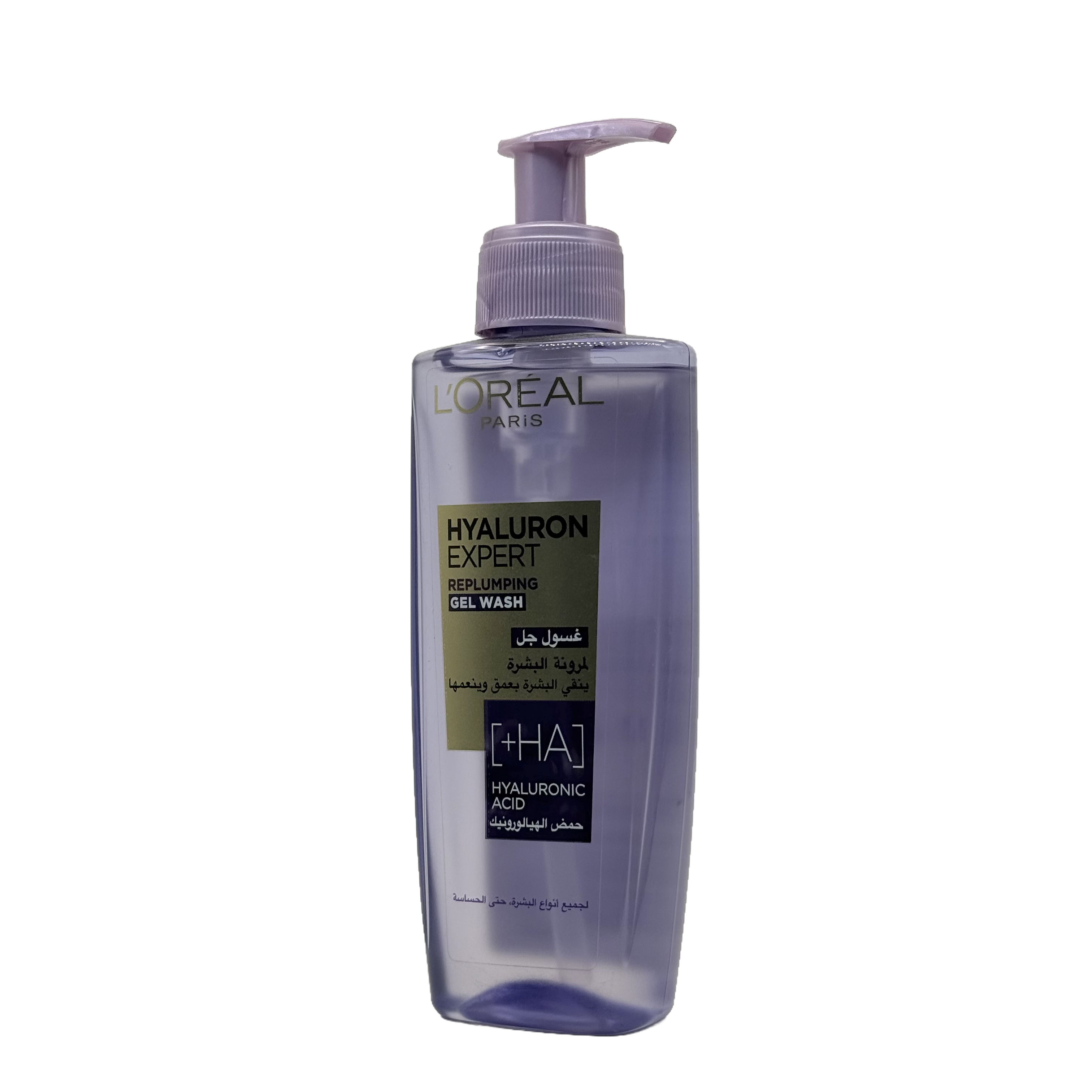 Loreal Hyaluron Expert Replumping Gel Wash 200ml - غسول لوريال هيالورون إكسبرت جل لإعادة امتلاء البشرة 200 مل