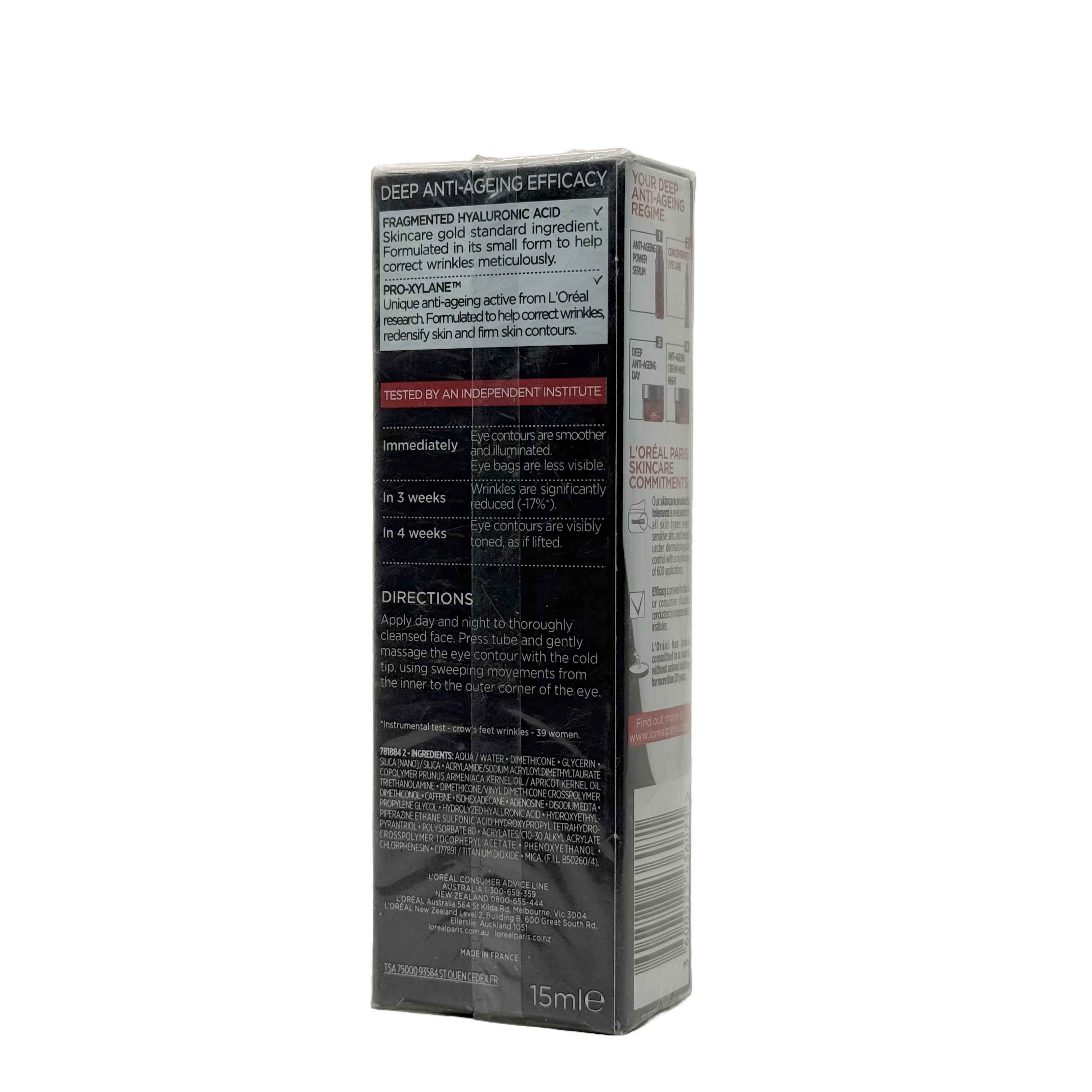 Loreal Revitalift Laser X3 Concentrated Eye Care 15ml - كريم لوريال ريفيتاليفت ليزر X3 المركز لمنطقة العين 15 مل