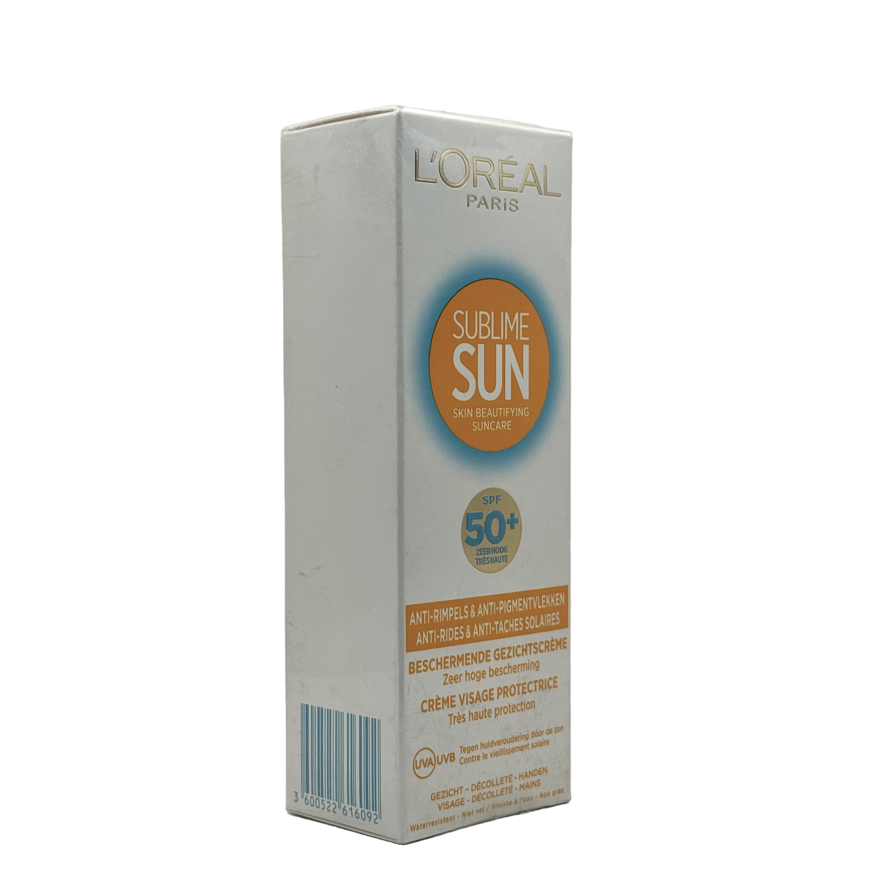 Loreal Sublime Sun Anti Wrinkle Anti Dark Spots Face Cream SPF 50+ 75ml - كريم لوريال سوبلايم صن للوجه مضاد للتجاعيد والبقع الداكنة SPF 50+ 75 مل